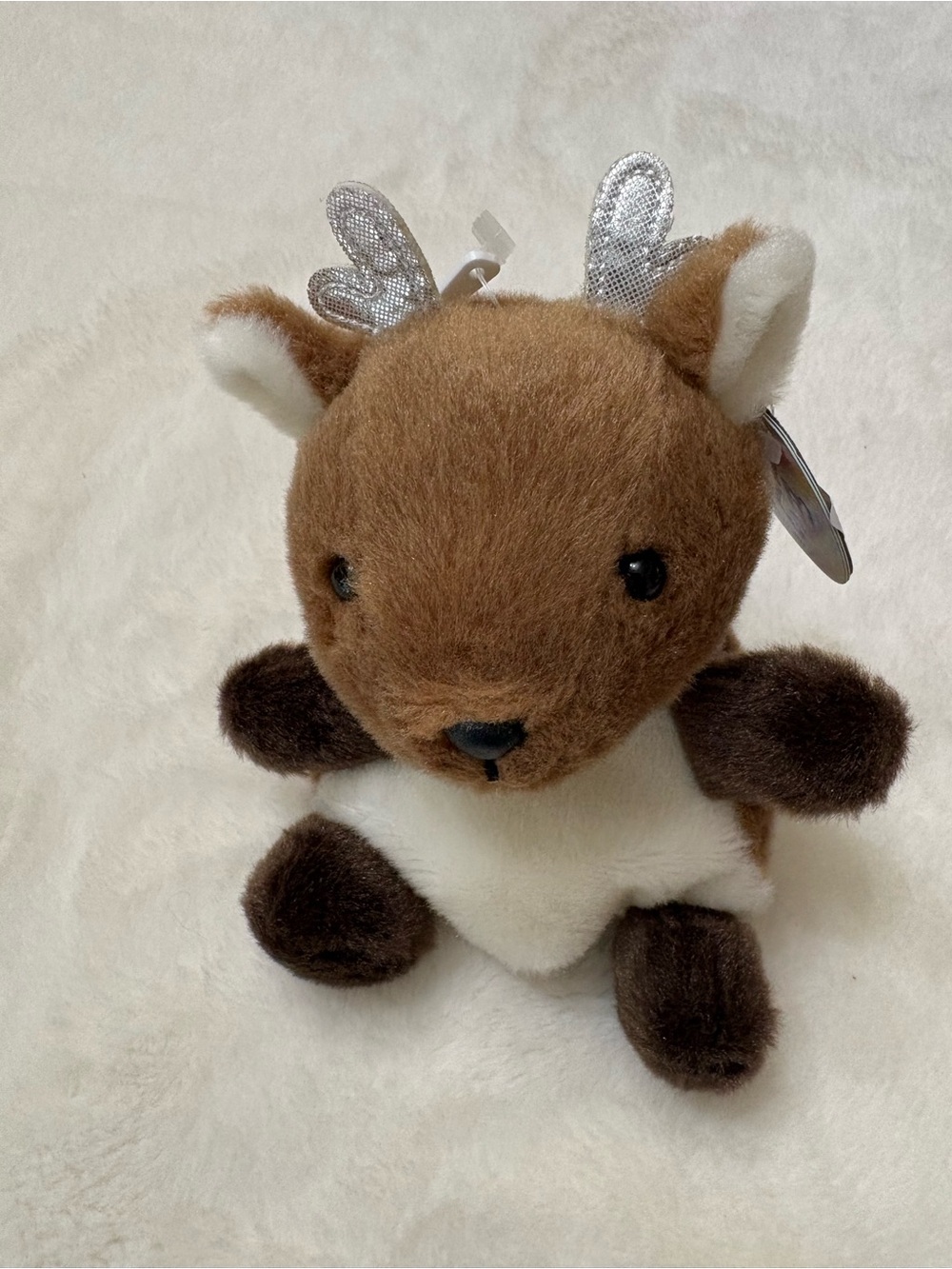 Palm Pals Dash Reindeer Plush NWT Aurora World 5” rare toy Stuffed plushie